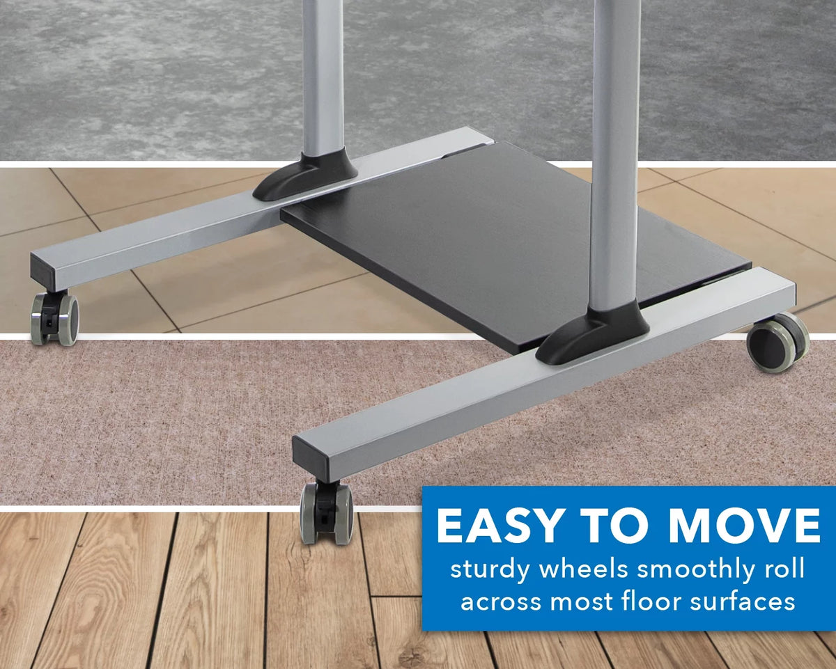 Height Adjustable Standing Desk with Dual Monitor Mount D803