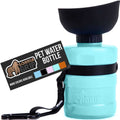Leak Proof Portable Dog Water Bottle with Bowl Cap B4066