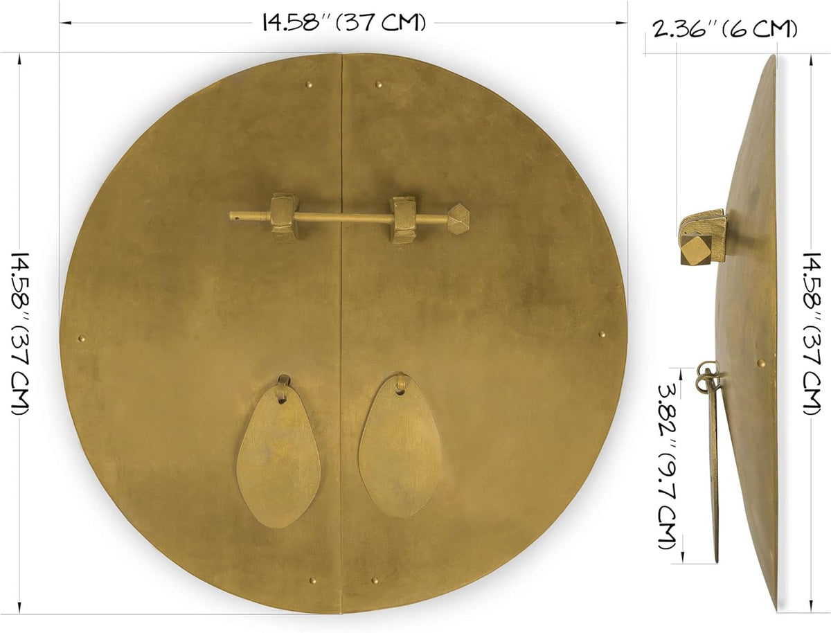 Brass Cabinet Face Plate Backplate Hardware Set M372008
