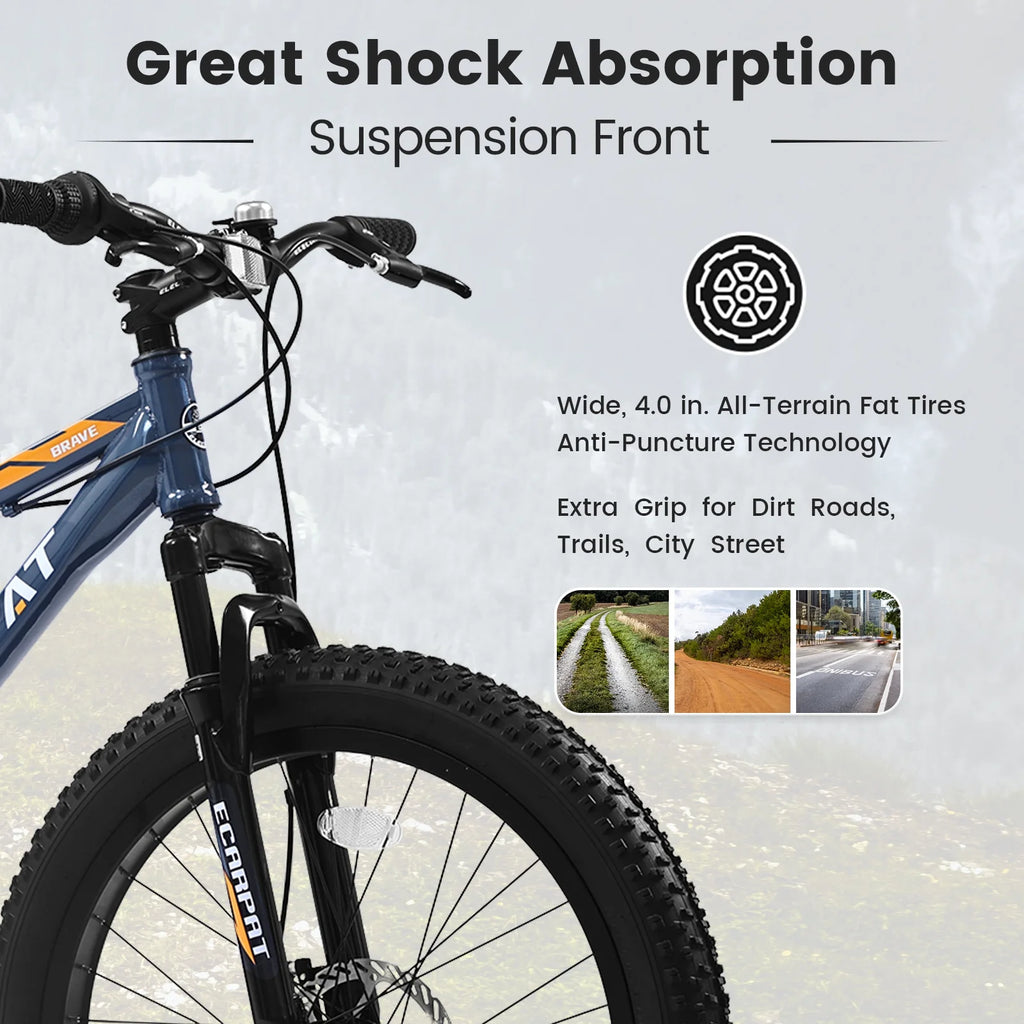24 inch Mountain Bike with Fat Tires P408