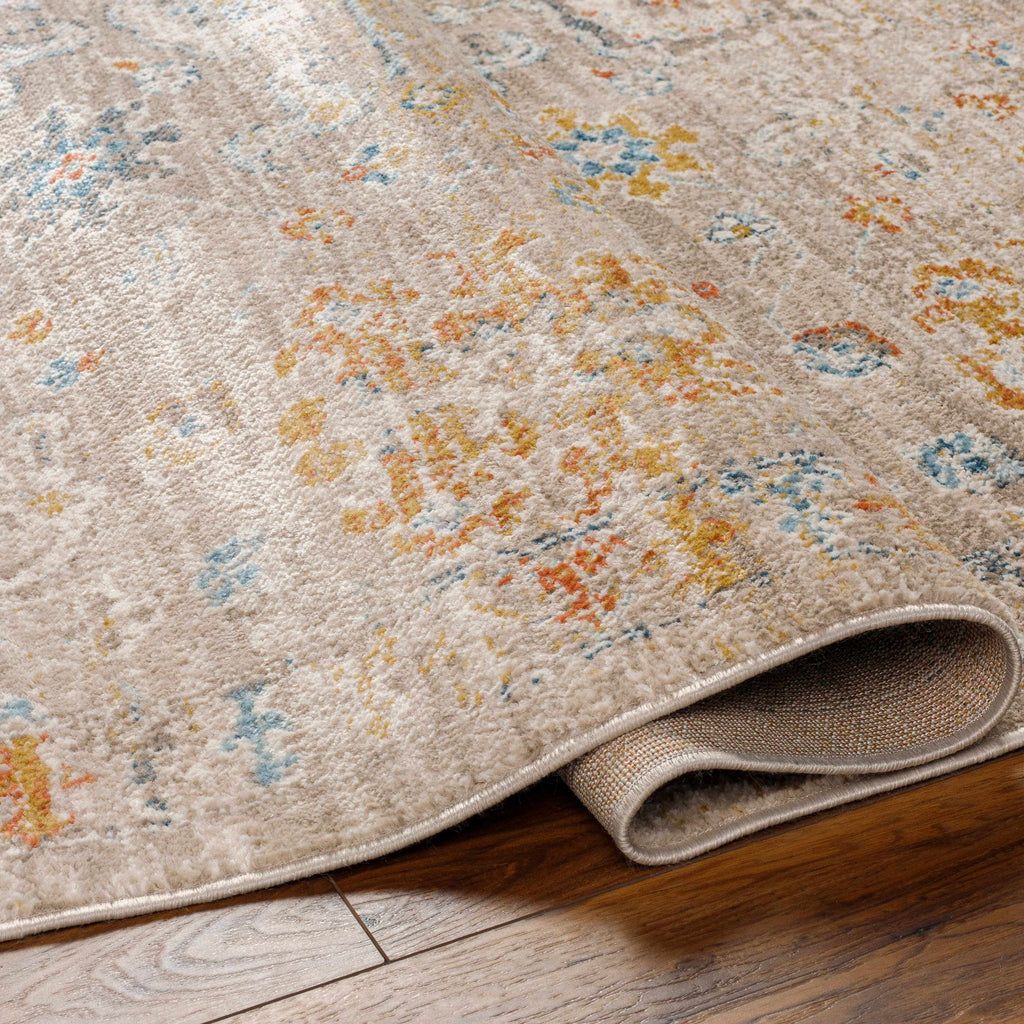 Brown Gray Beige Area Rug K191741