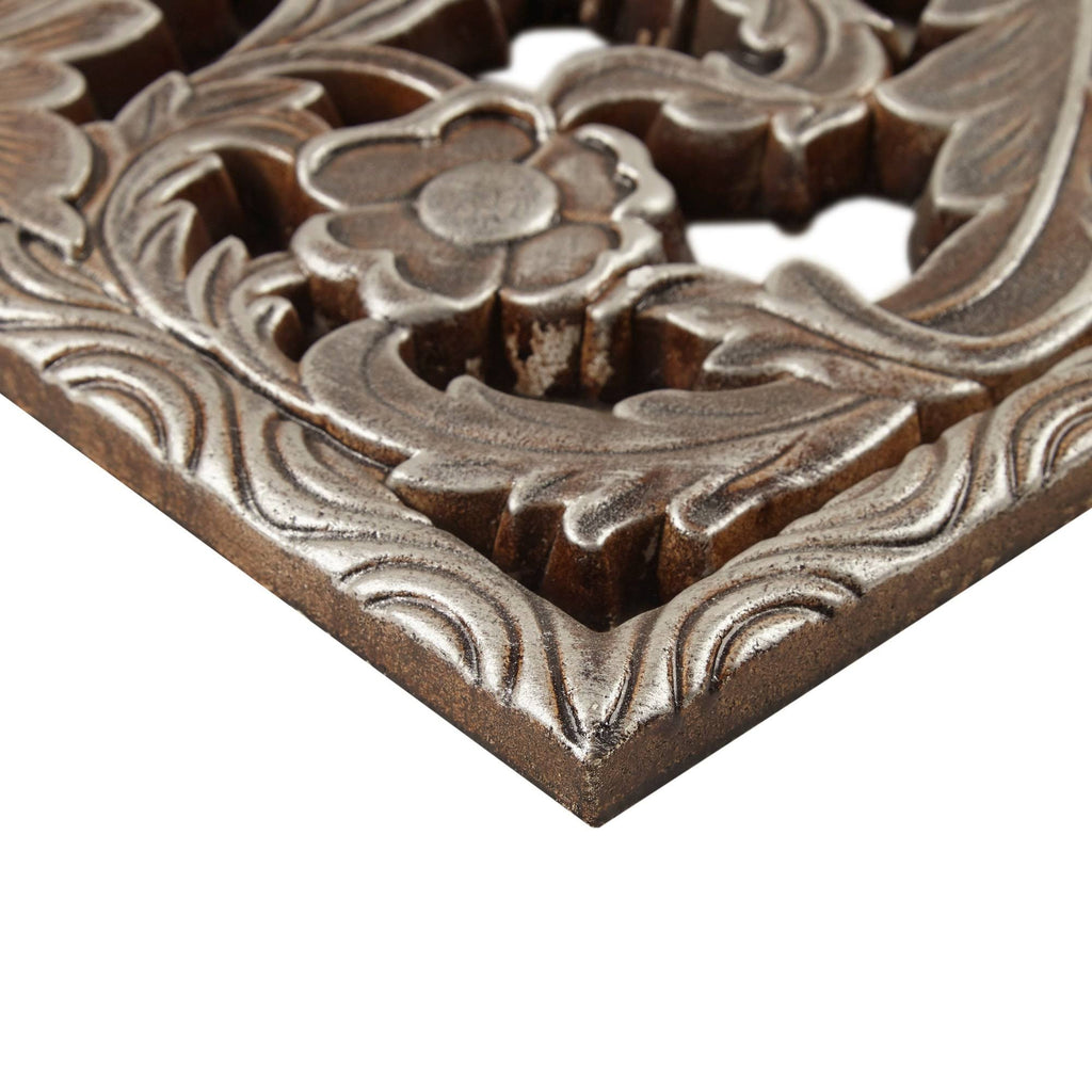 Botanical Panel Carved Wall 2 Piece Set Y783