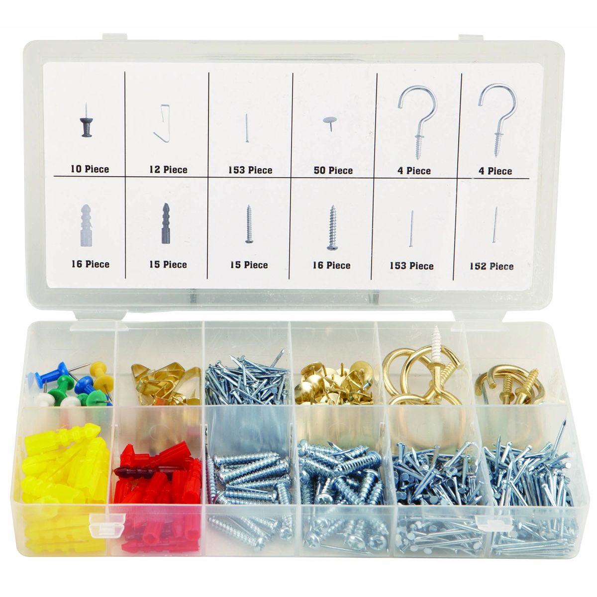 Home Hardware Assortment, 600 Piece P93748