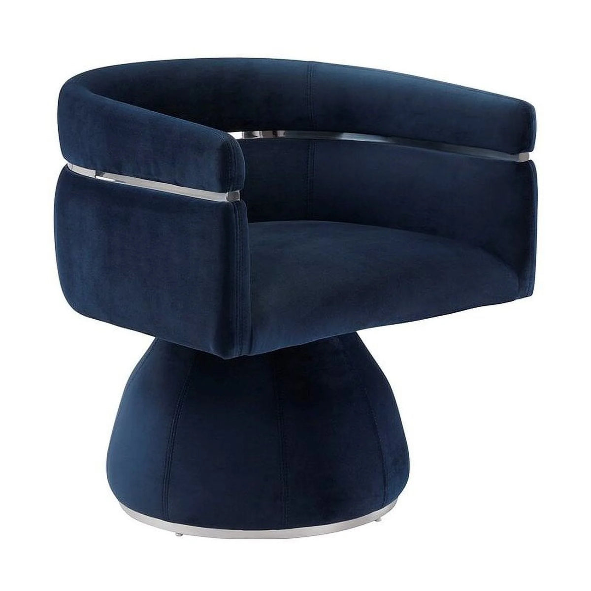 Blue Velvet Accent Chair X183348