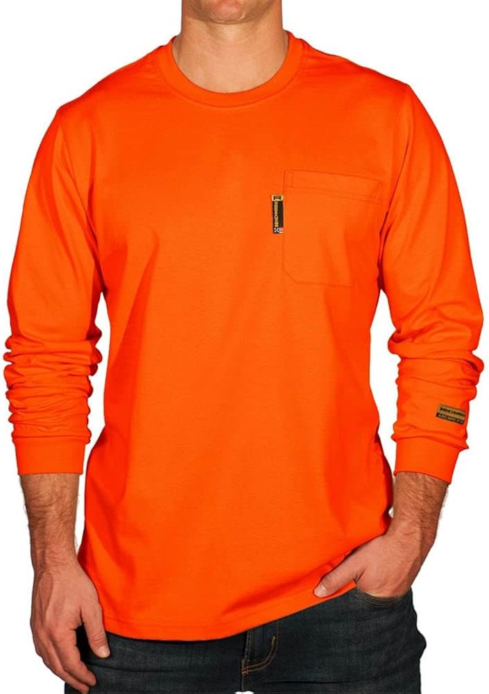 Flame Resistant Long Sleeve T-Shirt with Pocket C75074