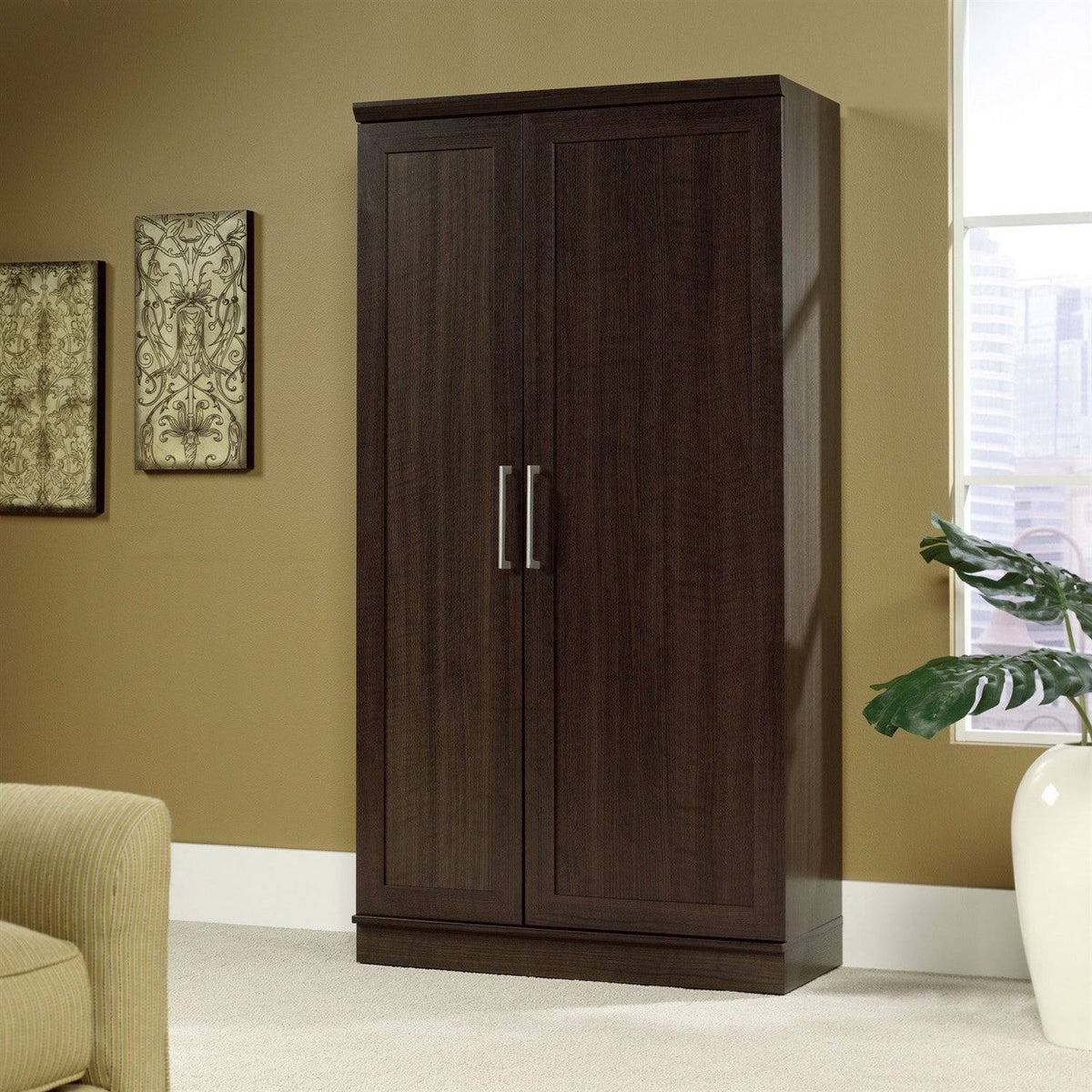 Brown Storage Cabinet Y9076