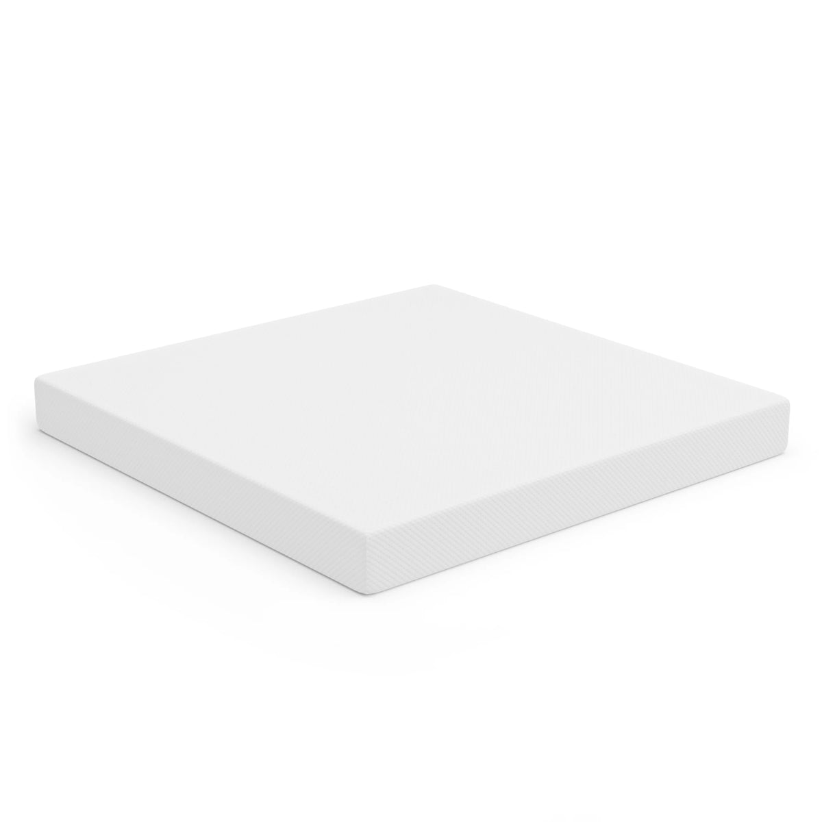 Solid Wood King Platform Bed with 8-Inch Memory Foam Mattress K80027