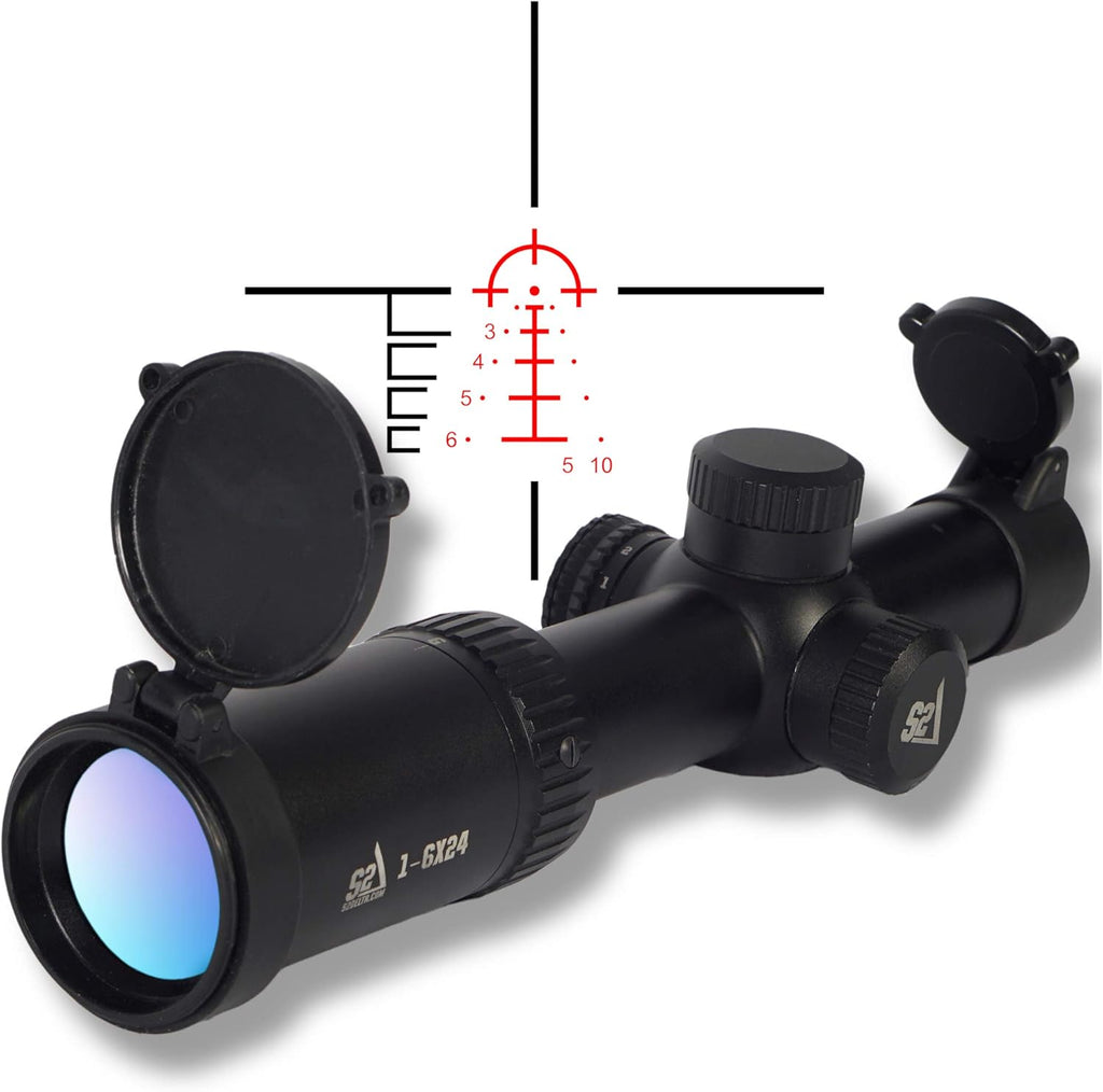 Illuminated 5.56 BDC Reticle 30mm Main Tube SFP Carbine Scope M496153