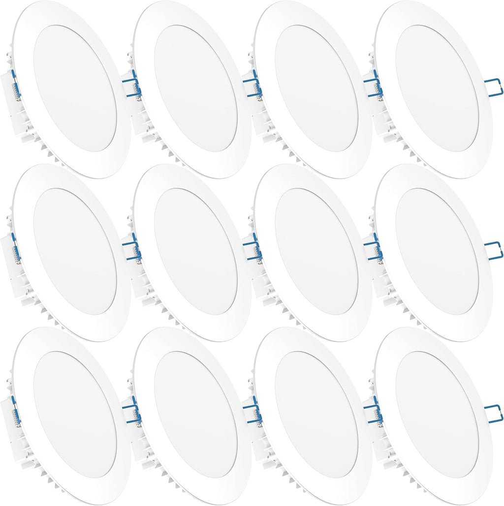 12 Pack 4 Inch Ultra Thin LED Recessed Ceiling Lights K14524
