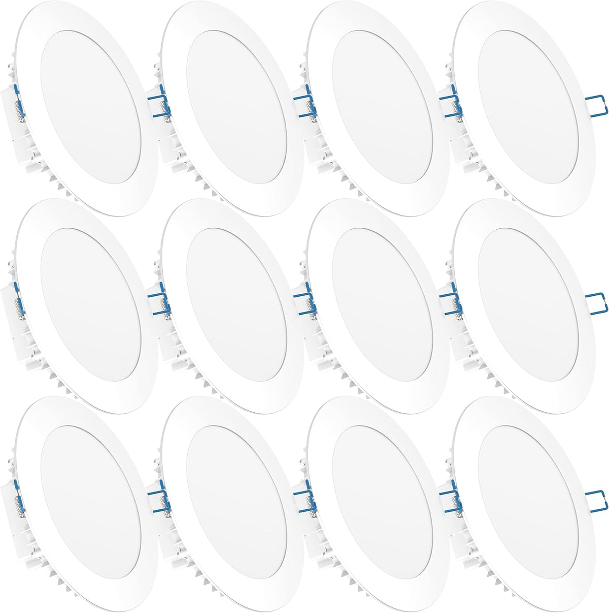 12 Pack 4 Inch Ultra Thin LED Recessed Ceiling Lights K14524