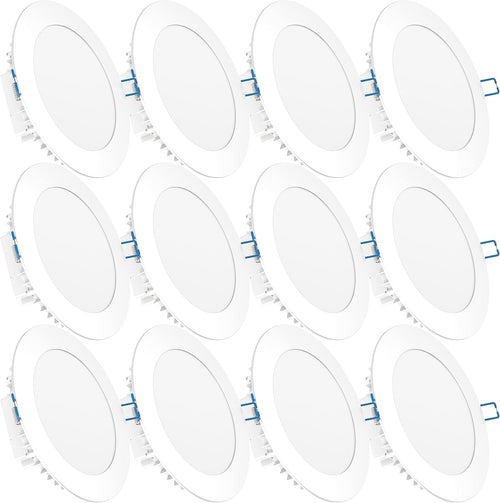 12 Pack 4 Inch Ultra Thin LED Recessed Ceiling Lights K14524