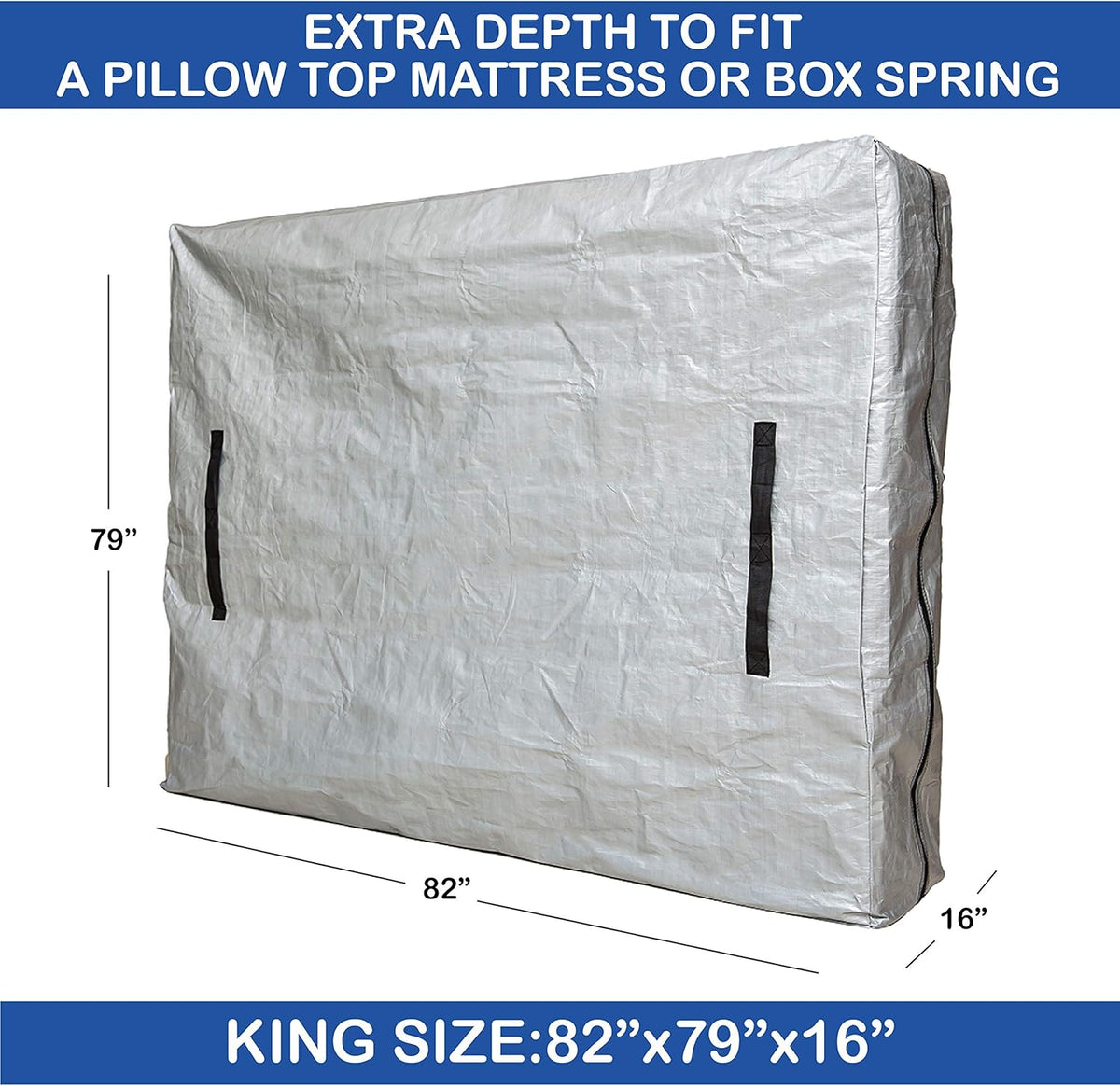 King Size Reusable Mattress Bag with Zipper L1310