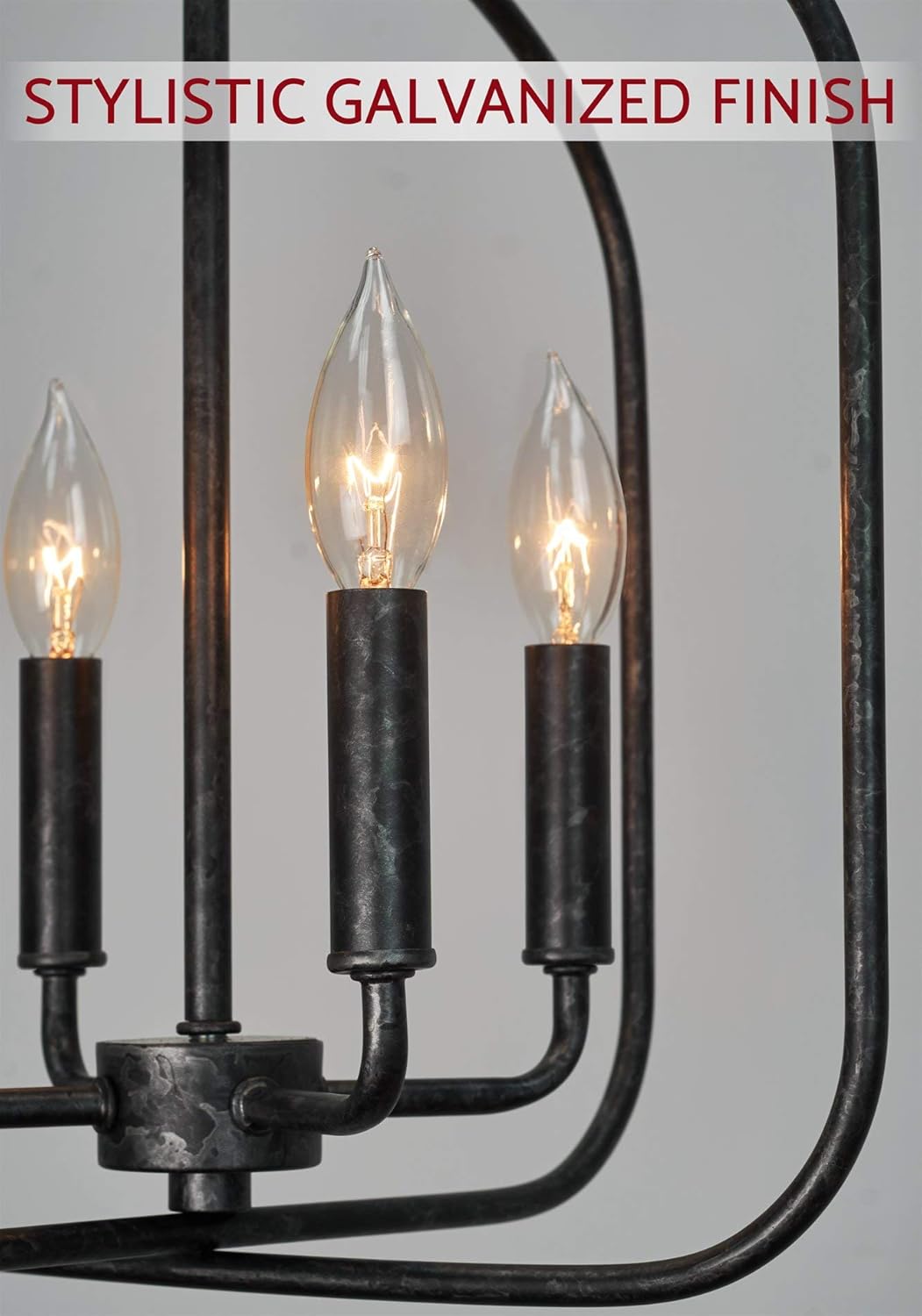 4-Light Black Pendant Light A996341