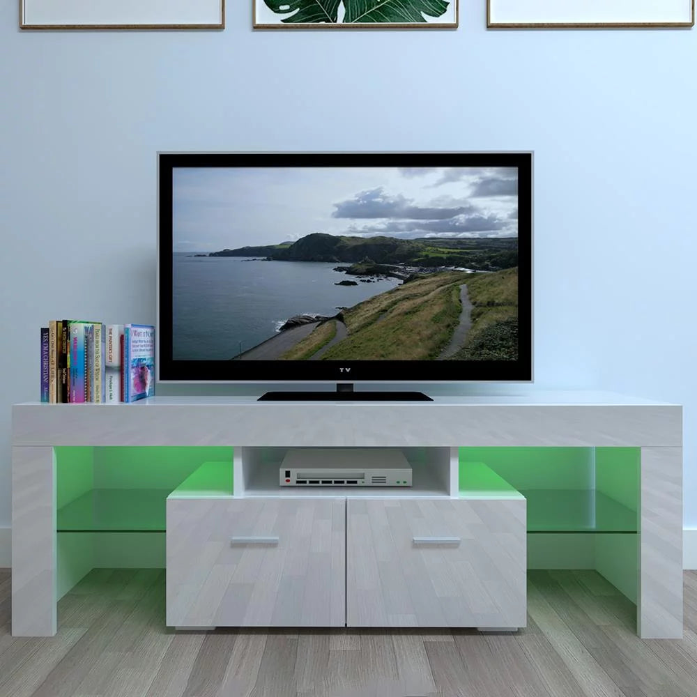 White Modern Rectangle Coffee Table W145757