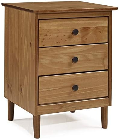 3 Drawer Wood Nightstand I268808