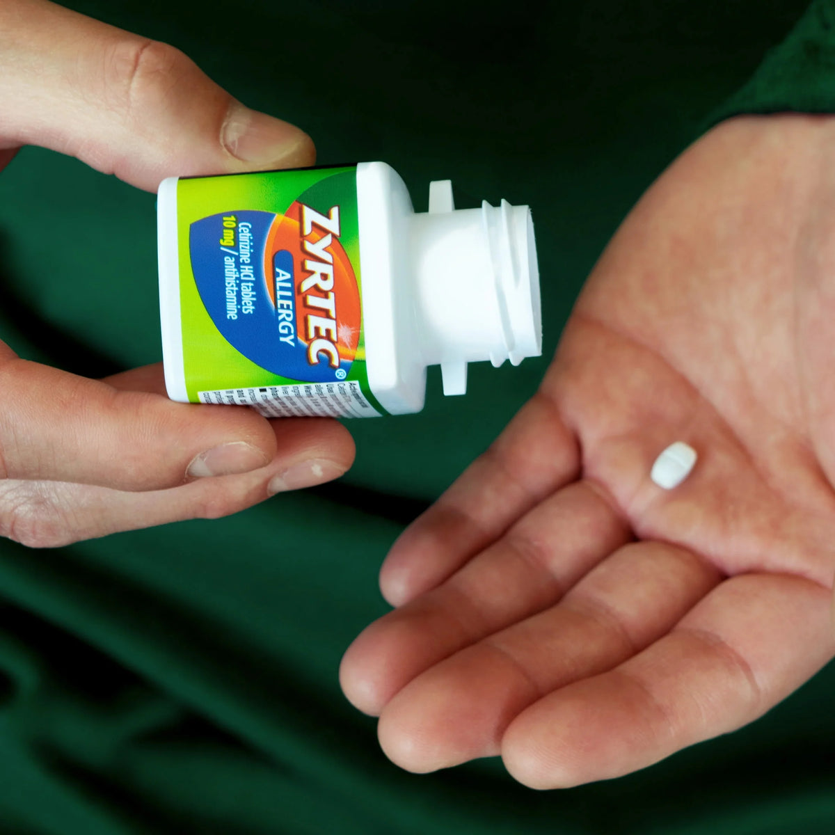 24 Hour Allergy Relief Tablets 10 mg Cetirizine HCl 30 Ct W167