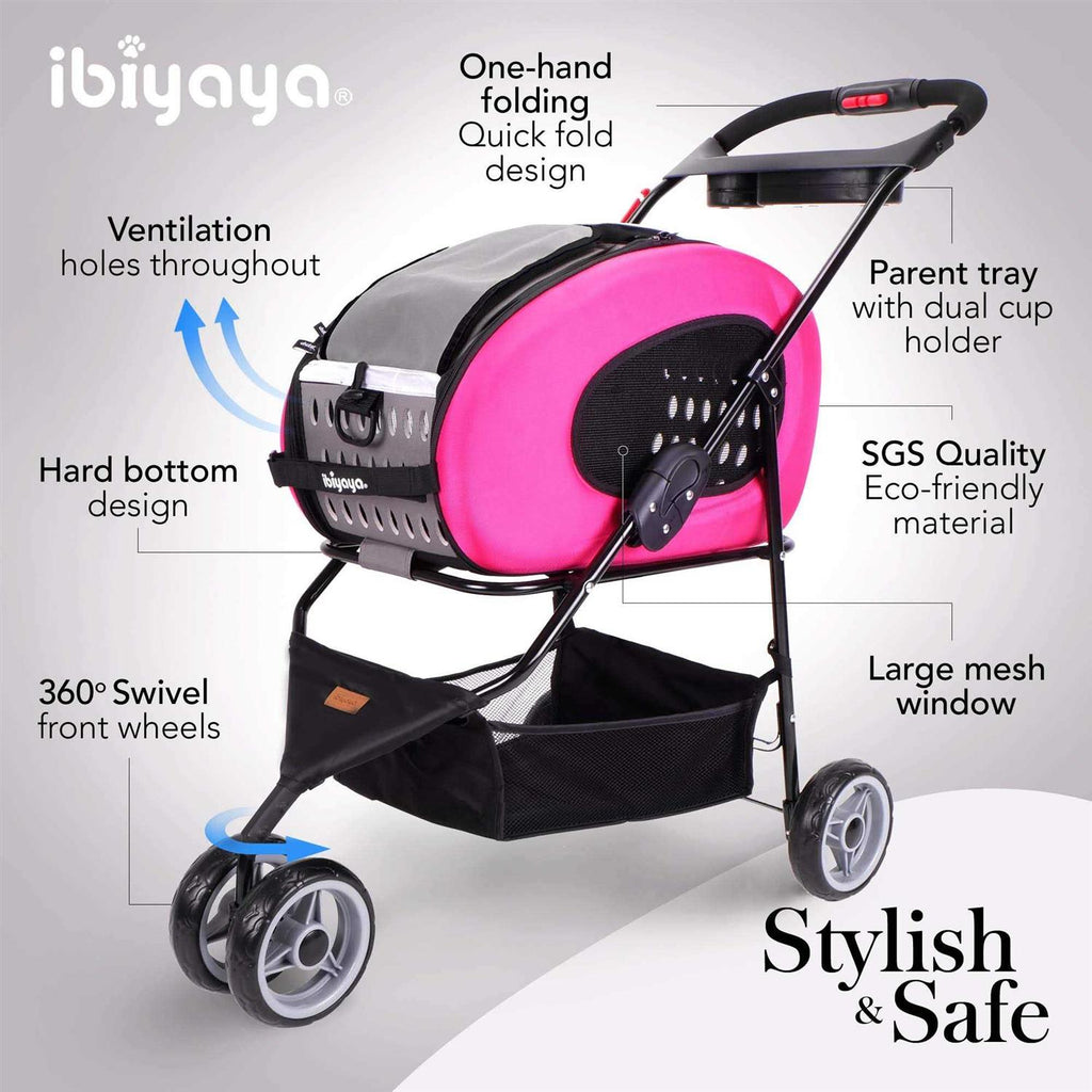5-in-1 EVA Pet Carrier Stroller Y871