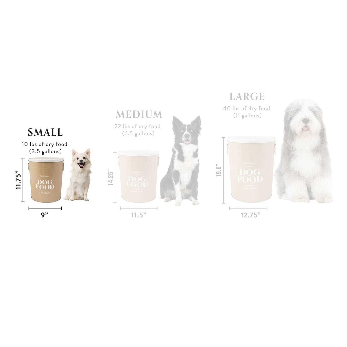 Dog Food Storage Canister H74683