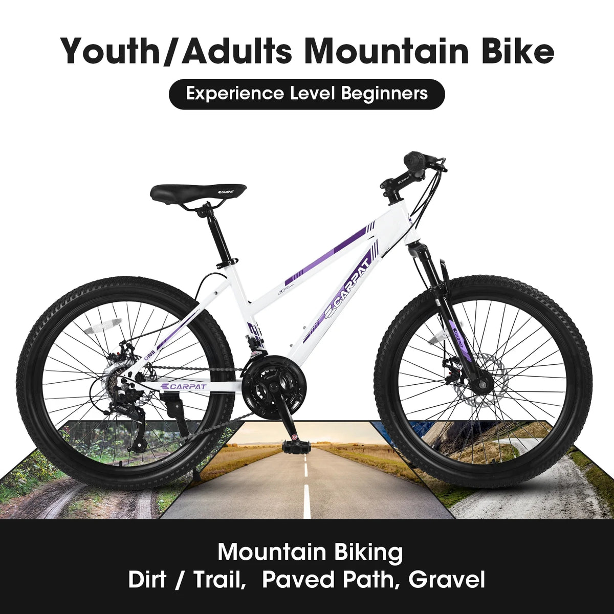 24in 21-Speed Adjustable Aluminum Mountain Bike L716269