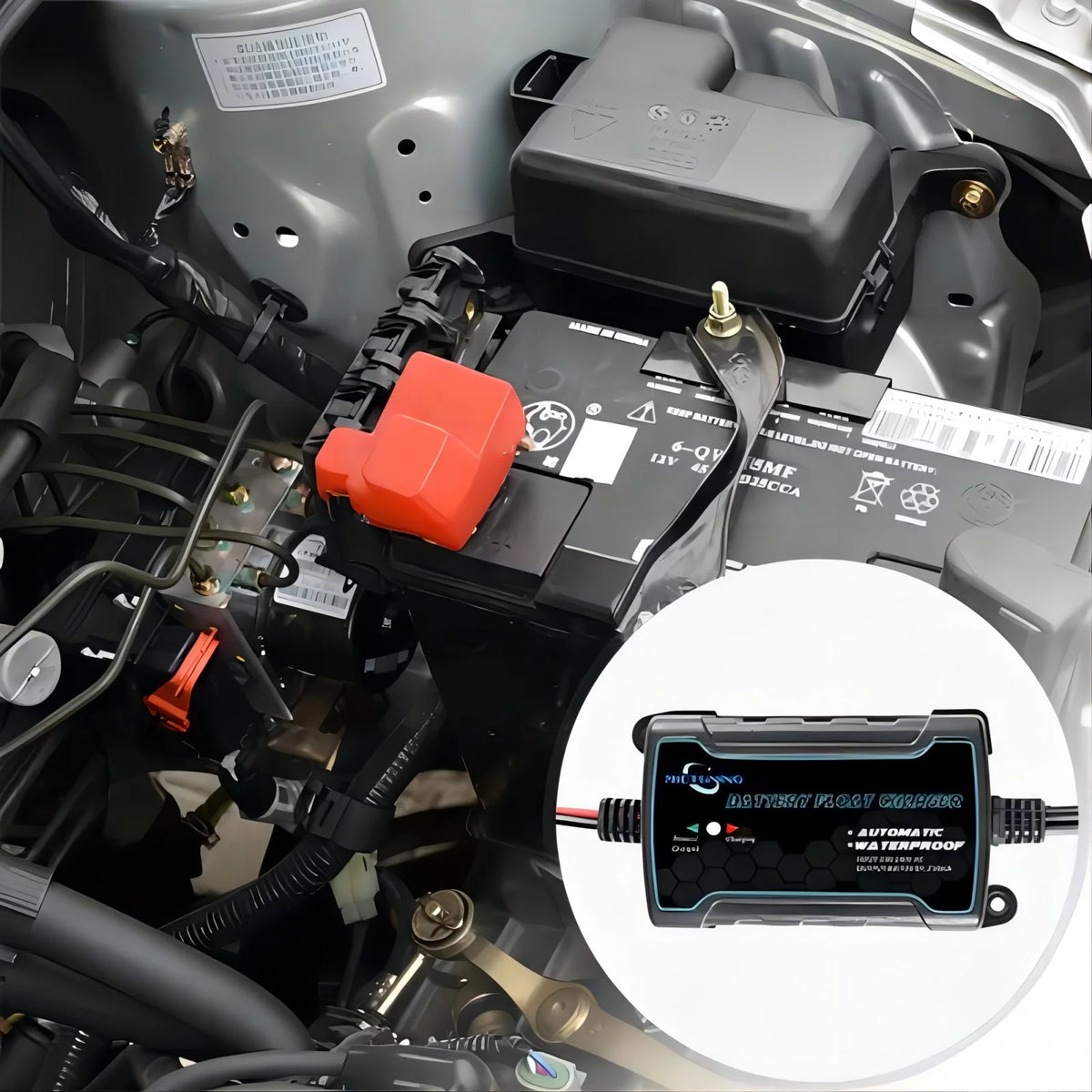 12V Automatic Battery Trickle Charger Maintainer M292198
