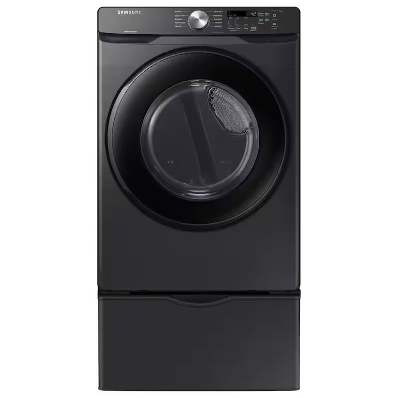 7.5 cu. ft. Stackable Vented Electric Dryer with Sensor Dry in Brushed Black X6361