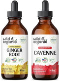 Ginger Root Tincture 4 fl oz & Cayenne Pepper Tincture 4 fl oz J56850