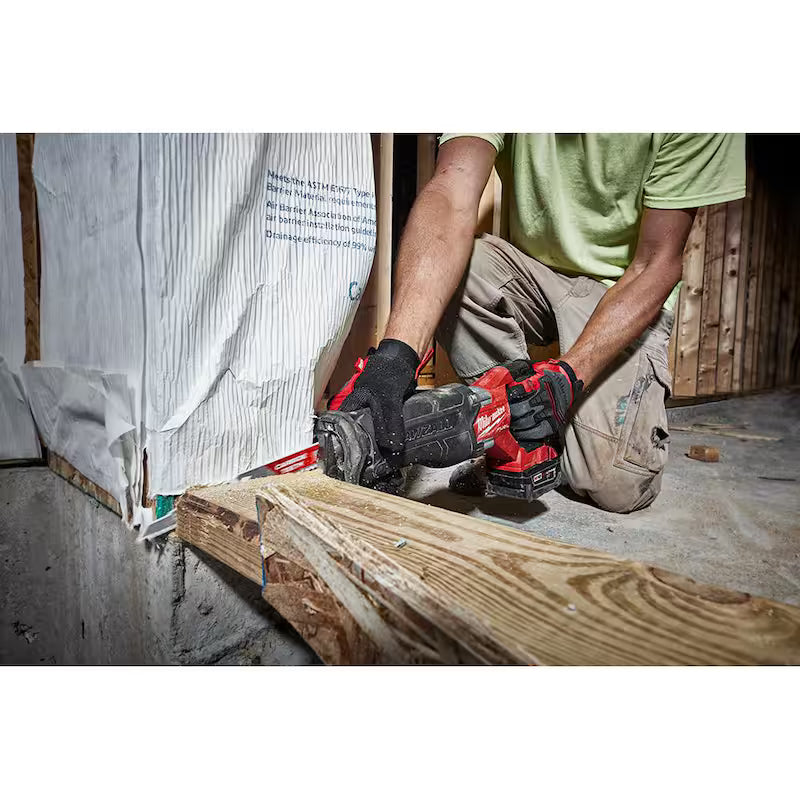 18-Volt Lithium-Ion Brushless Cordless Reciprocating Saw and Hammer Drill C58964