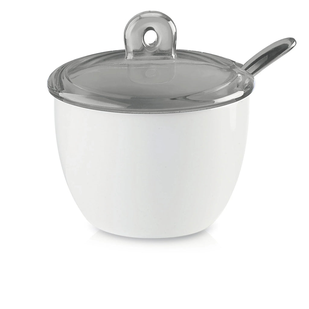 Sugar Bowl With Teaspoon Sky Grey B836722