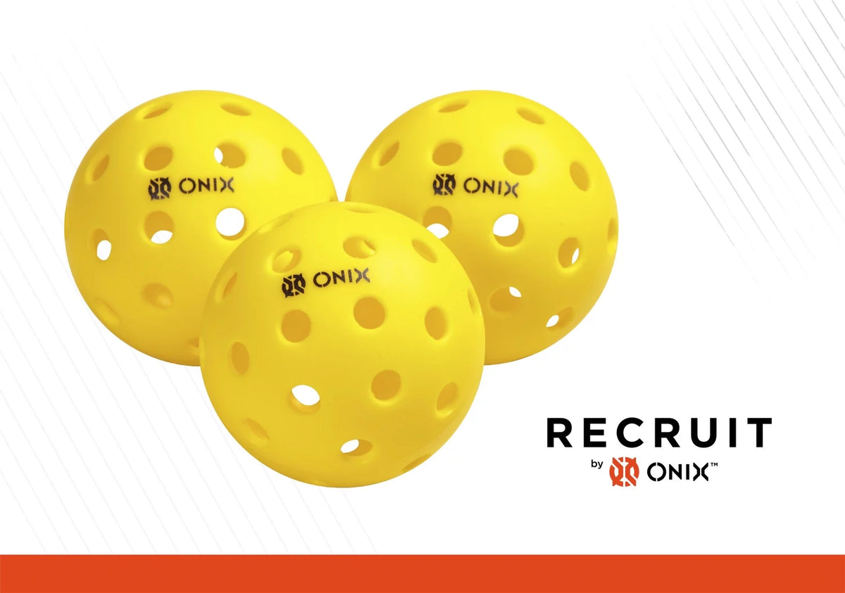 Yellow 3-Pack Outdoor Pickleball Balls M33504