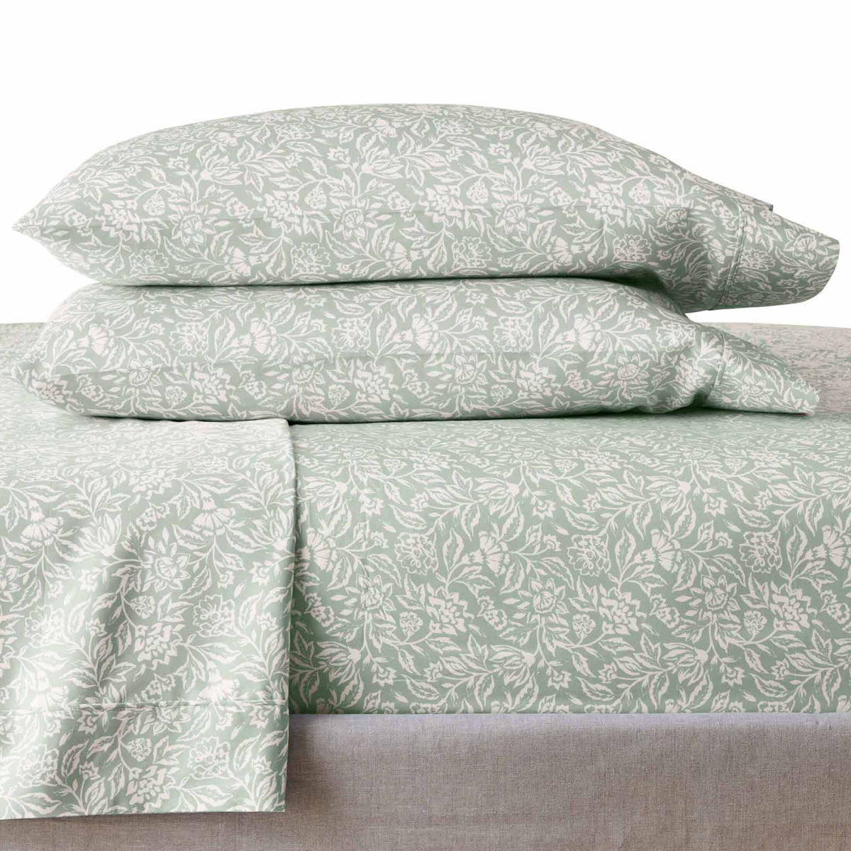 100% Cotton Sateen 300 Thread Count Queen Sheet Set N412