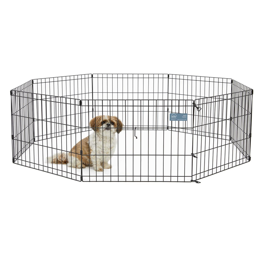 Black 18-Inch Dog Exercise Pen & Playpen R54219