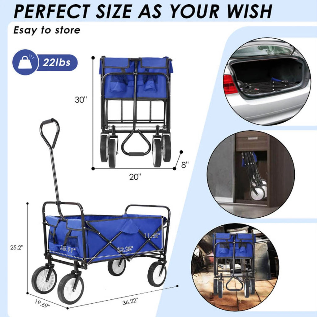Collapsible Outdoor Utility Wagon Cart N204730