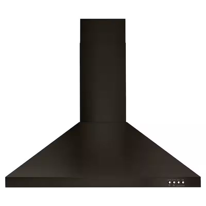 Black Stainless Wall Mount Range Hood E3744