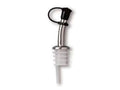 Chrome Plated Bottle Pourer with Cap and Plastic Cork D62936
