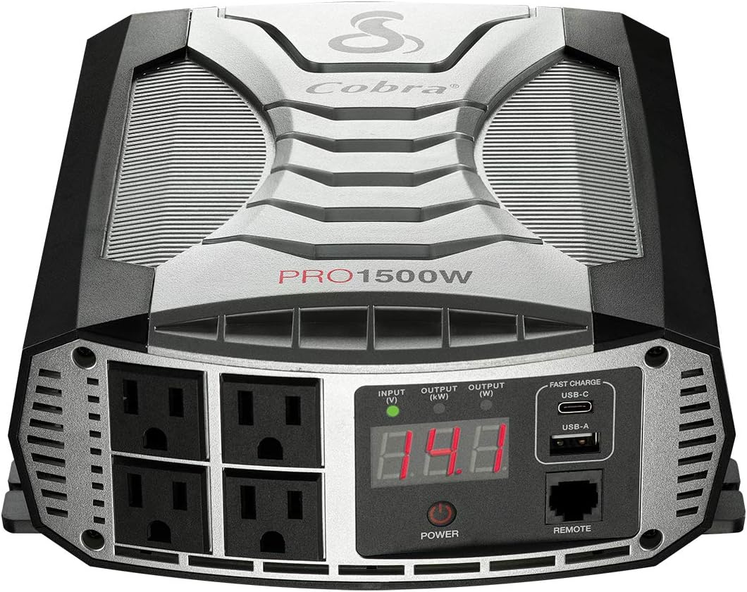 500W Portable Power Inverter with 2 AC Outlets and 2 USB Ports X1021