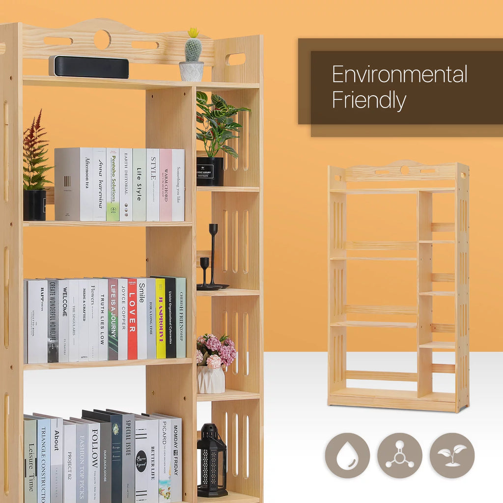 5 Tiers Wood Bookshelf L88187