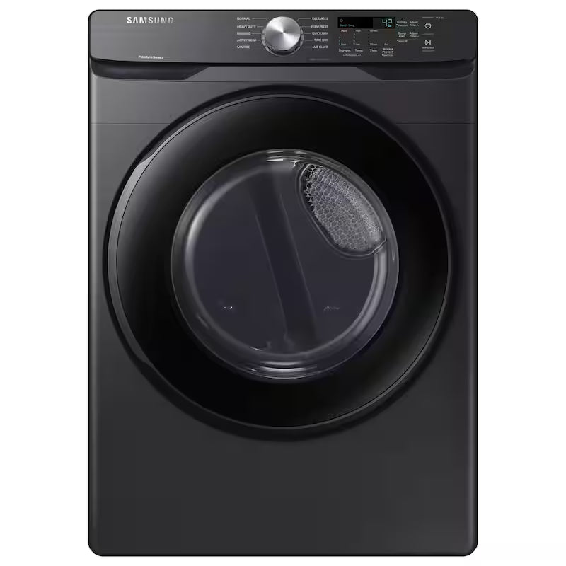 7.5 cu. ft. Stackable Vented Electric Dryer with Sensor Dry in Brushed Black X6361