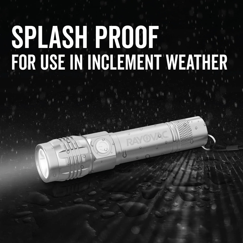 Metal Rechargeable LED Flashlight 300 Lumens K2984