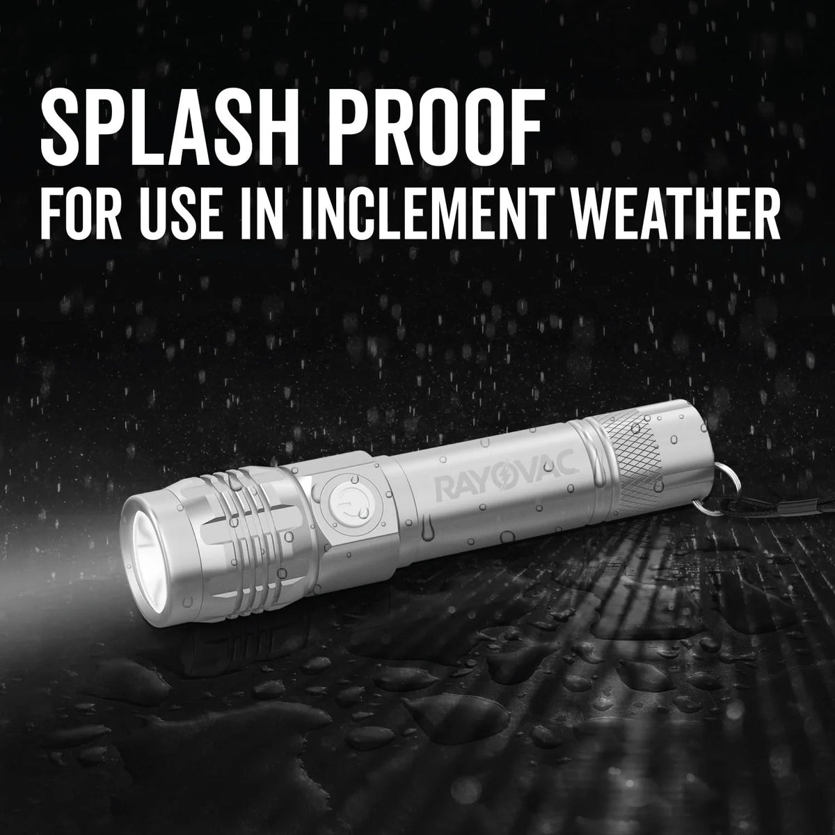 Metal Rechargeable LED Flashlight 300 Lumens K2984