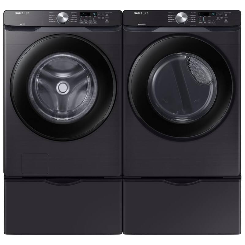 7.5 cu. ft. Stackable Vented Electric Dryer with Sensor Dry in Brushed Black X6361