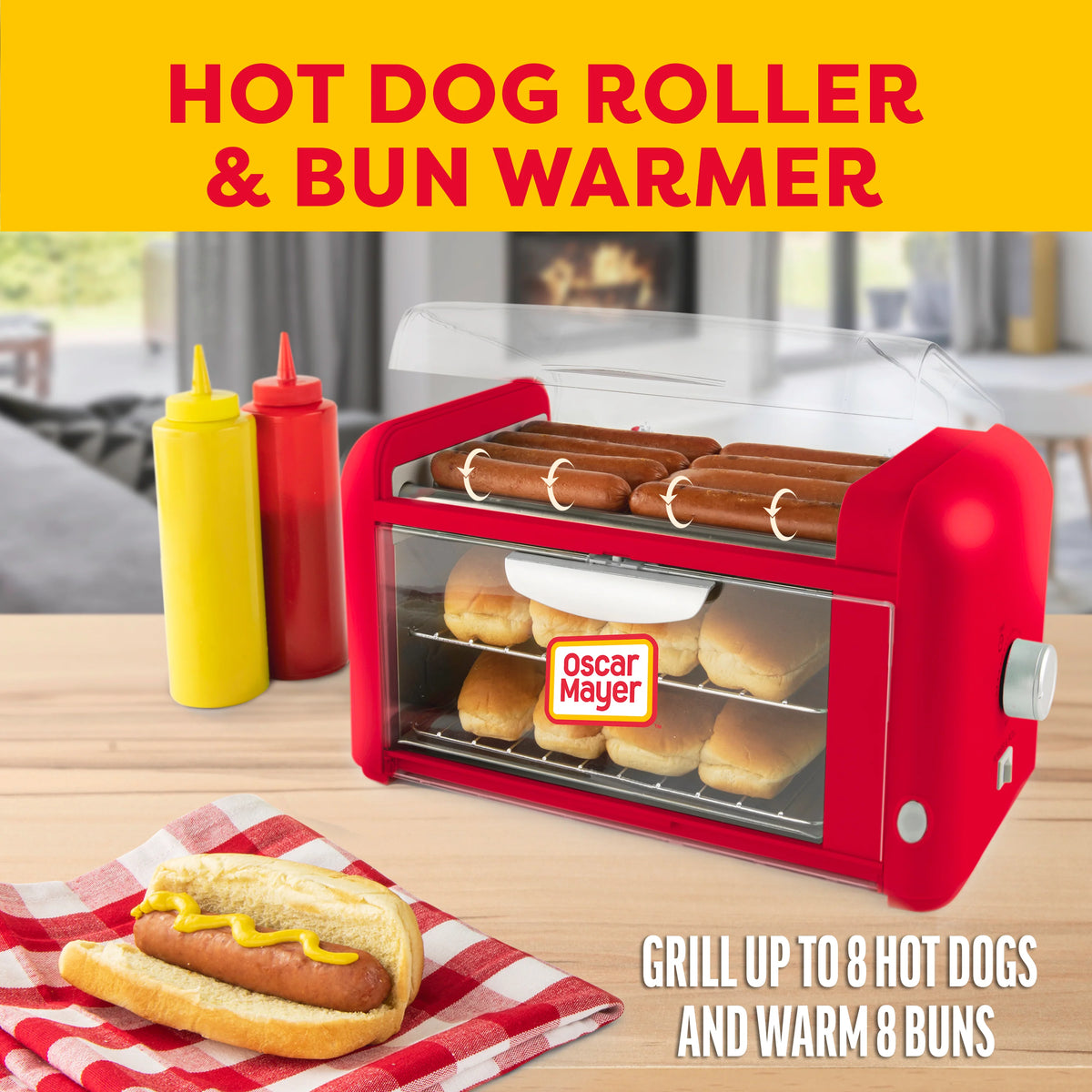 Hot Dog Roller & Bun Warmer H394