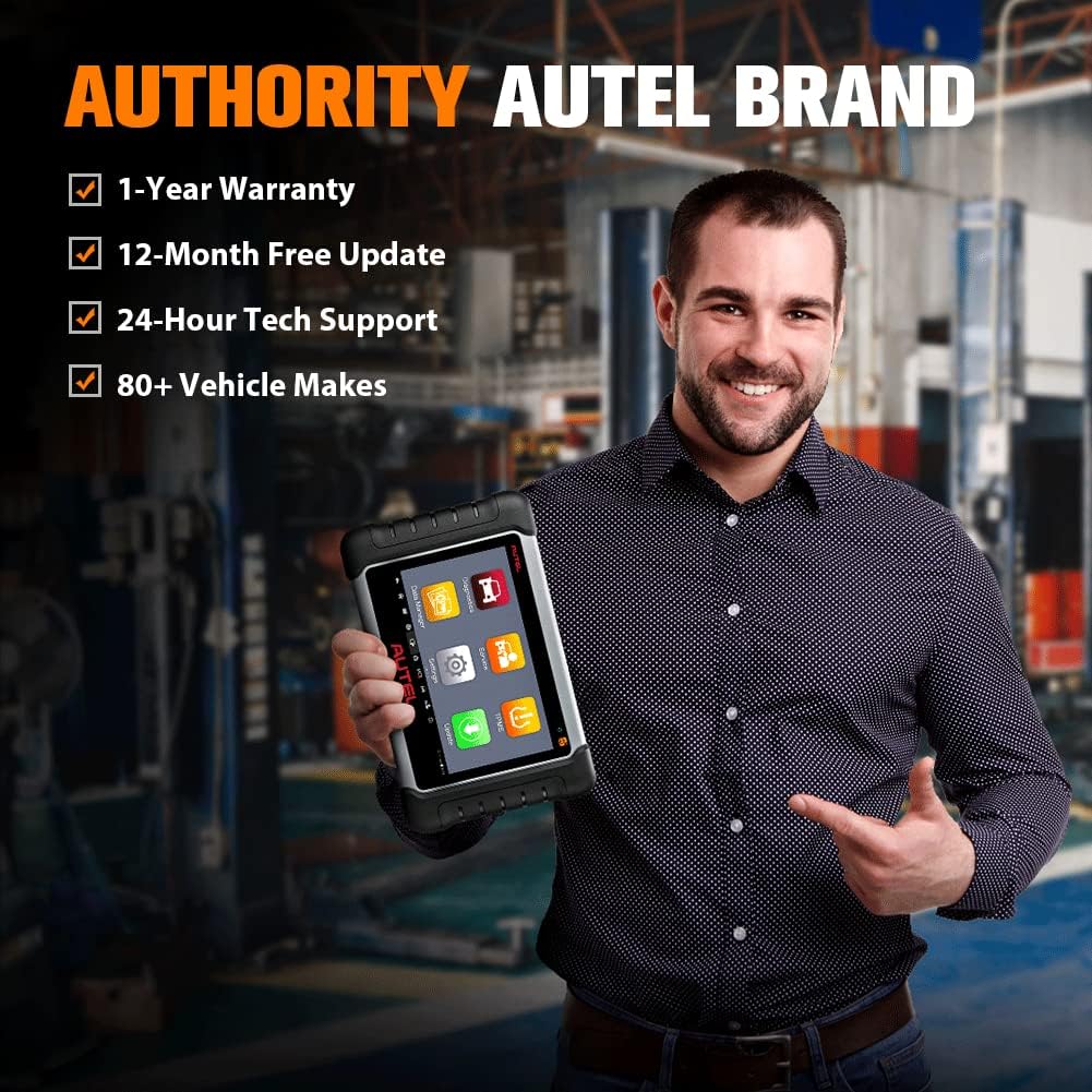 2022 Autel Scanner MaxiCOM MK808TS, Combination of Autel MK808BT and TS608, OE-Level TPMS Scan Tool with 28+ Service Functions, All Systems Diagnoses, Activate/Program/Relearn TPMS Sensors K628