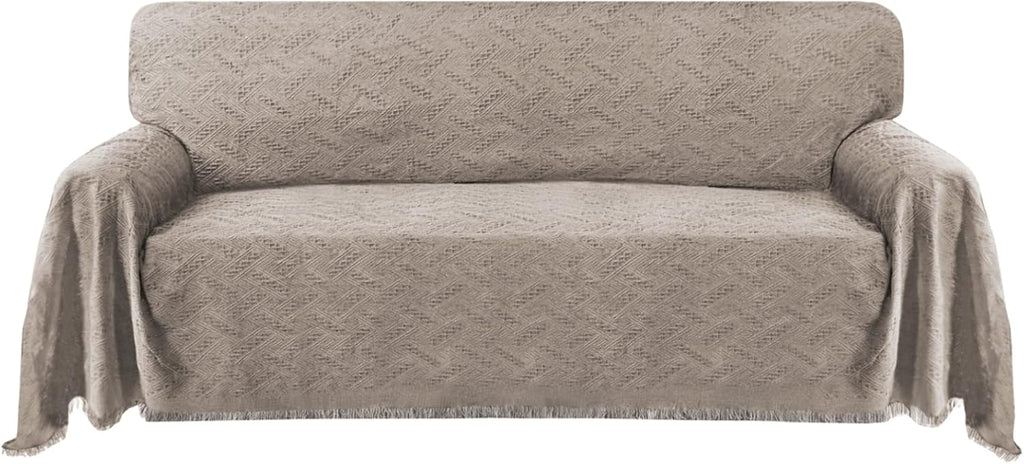 Cotton Grey Sofa Cover M716
