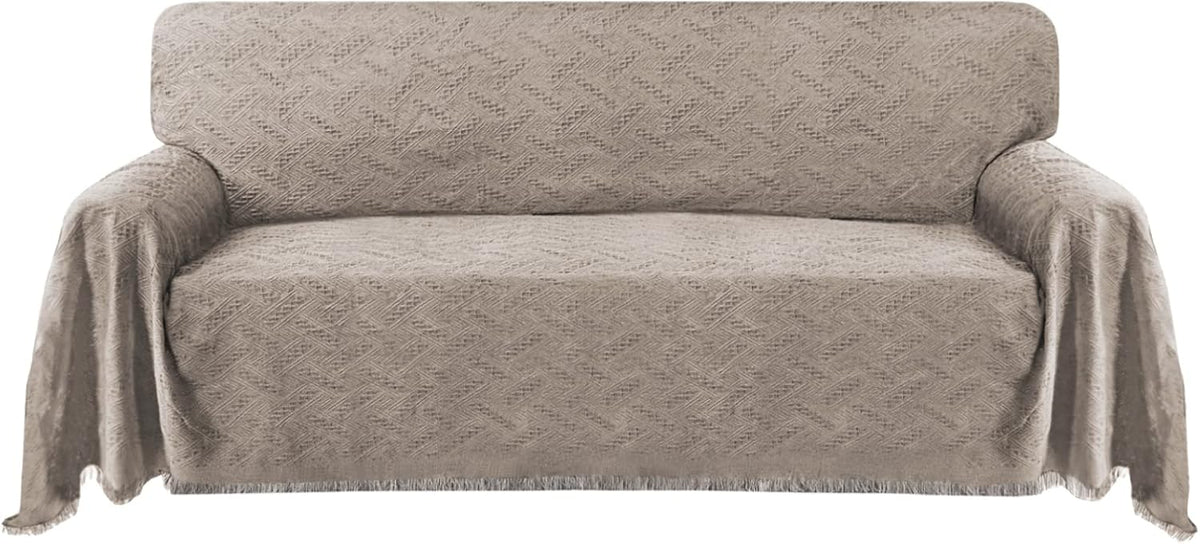 Cotton Grey Sofa Cover M716