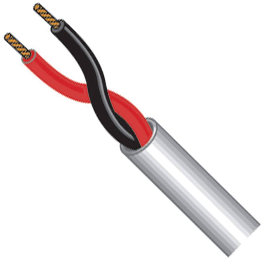 14AWG 2-Conductor Stranded Audio Cable, Black J486389