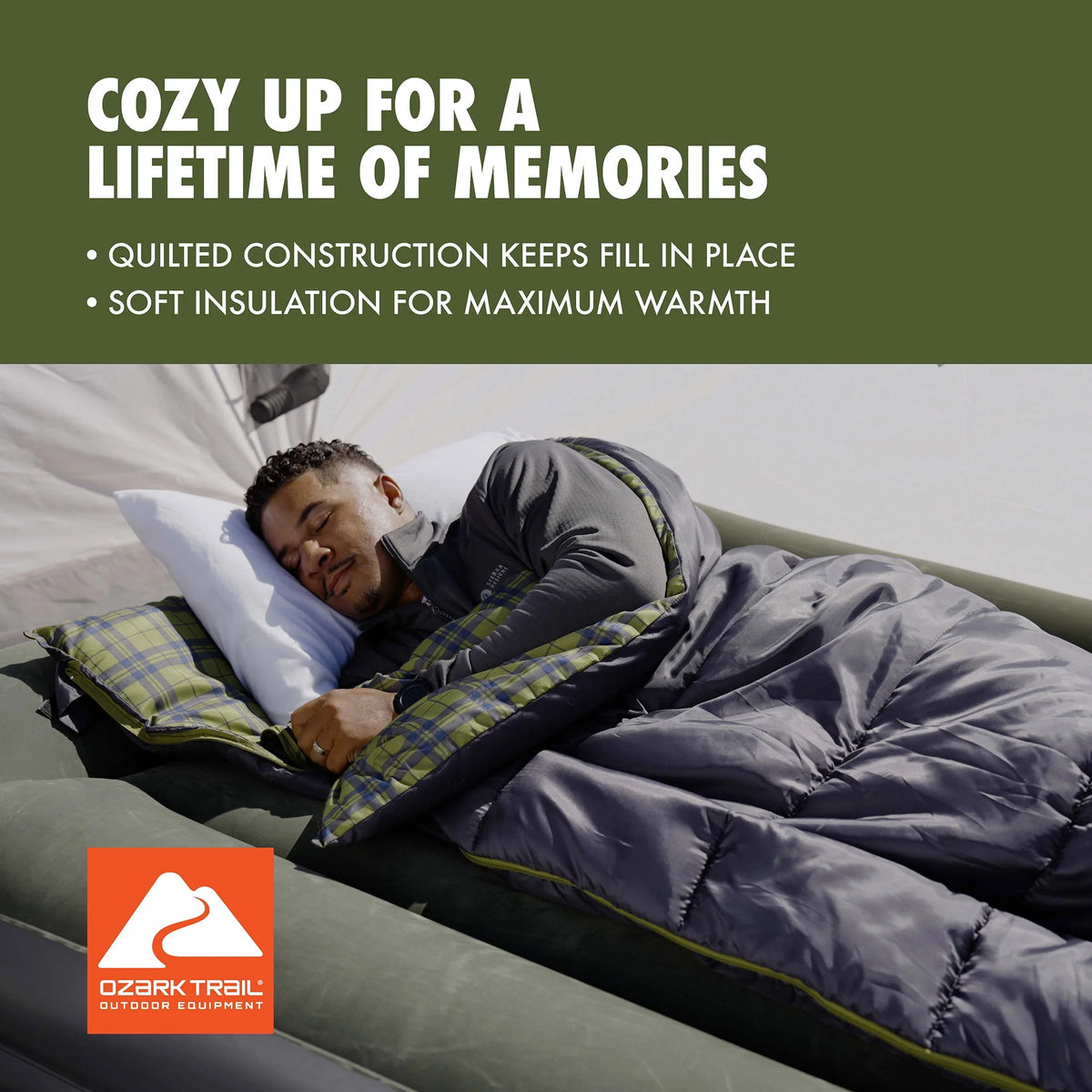 Oversized 30-Degree Rectangular Sleeping Bag H185
