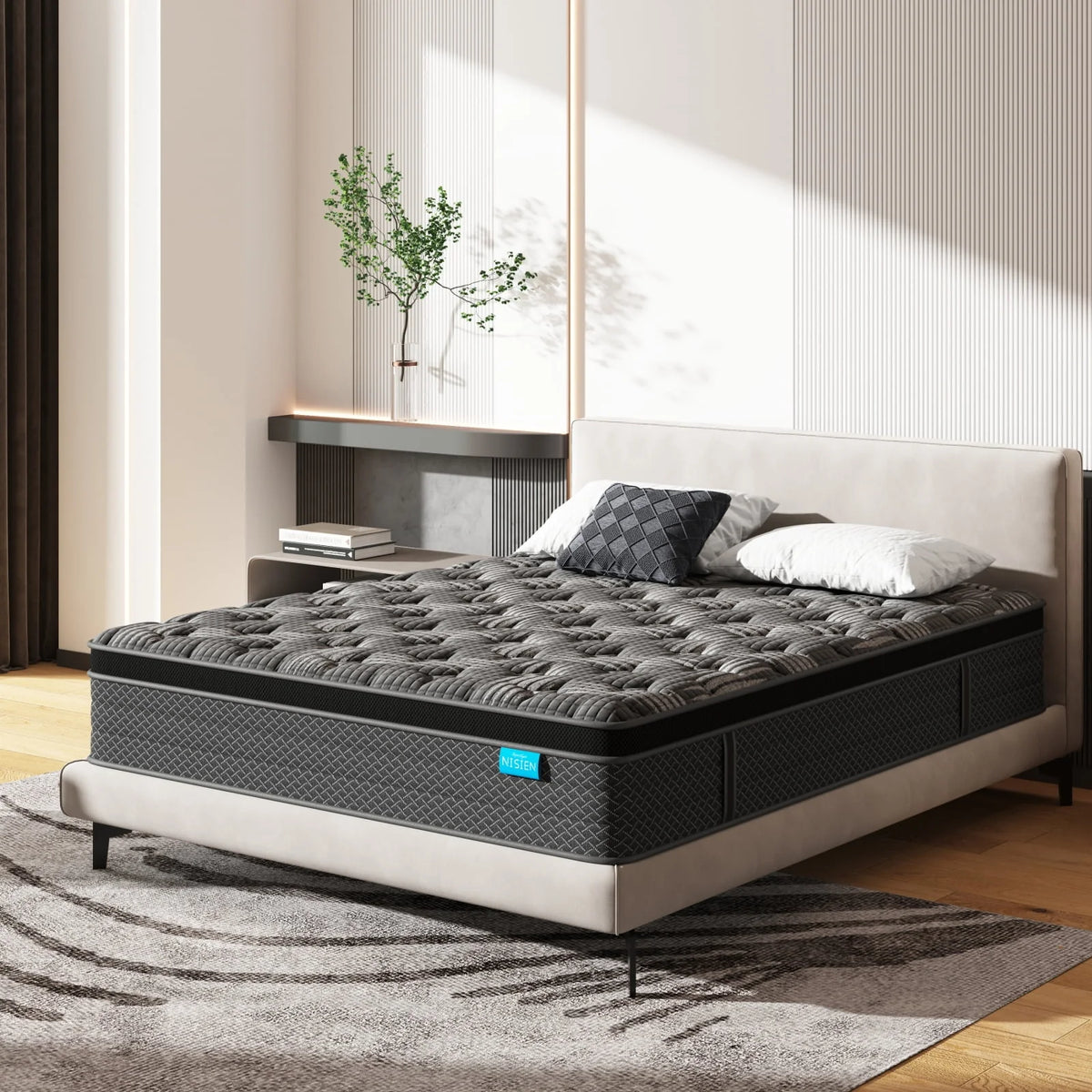 CertiPUR-US Certified Memory Foam Pocket Spring Hybrid Mattress W595