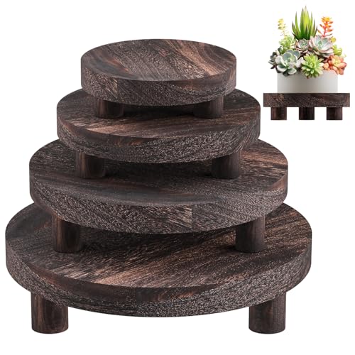 3 Pcs Wood Plant Stand G93790