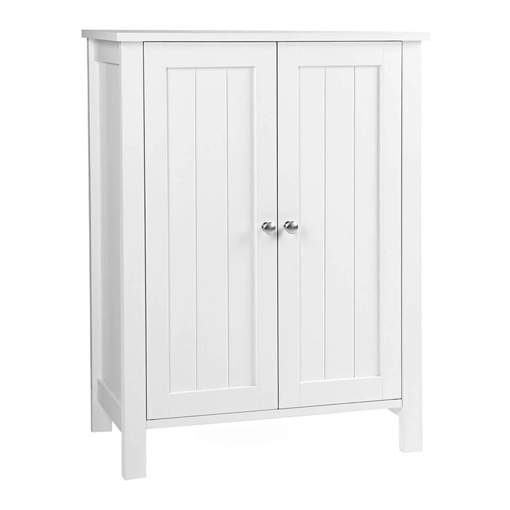 31 Inch White Wood Bathroom Storage Cabinet C13703