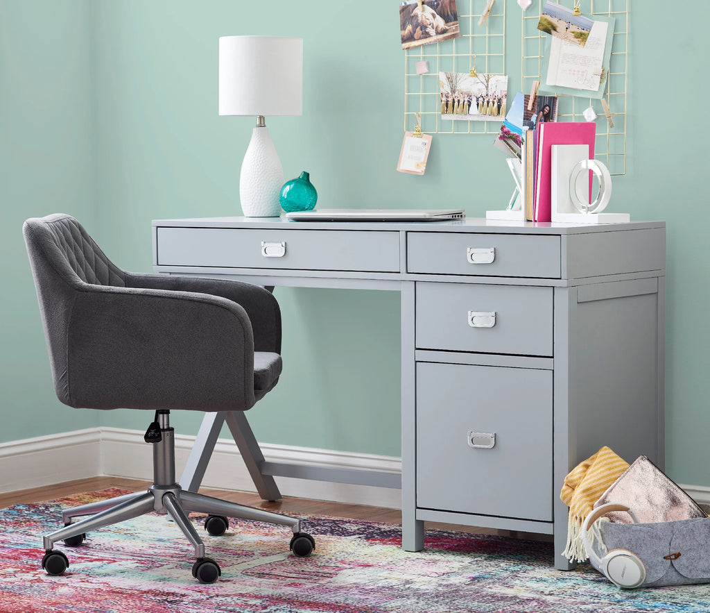 4 Drawer Desk with Side Storage T946